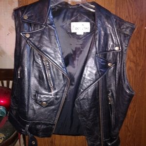 Women's extra large motorcycle vest by Albert Duke